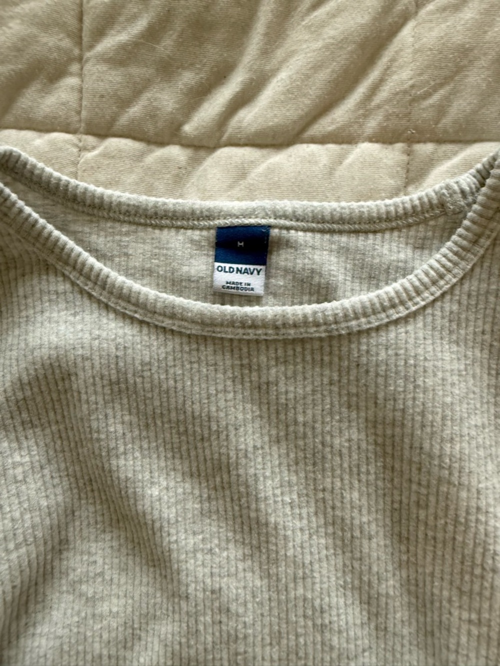 Old Navy Ribbed Plush Tee - Picture 2 of 2
